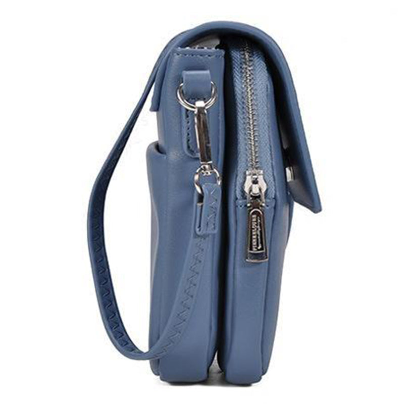 PIERRE LOUES PL614-44 PU Leather Women Crossbody Bag Phone Cosmetics Carrying Bag PIERRE LOUES PL614-44 PU Leather Women Crossbody Bag Phone Cosmetics Carrying Bag